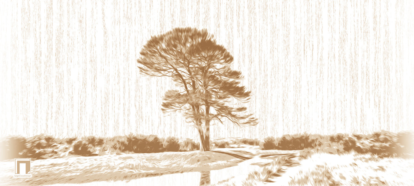Lone Tree [ε] Deskmat -- Light Theme