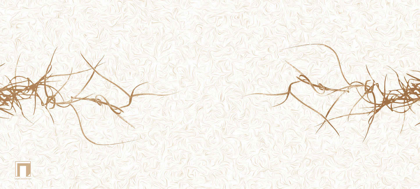 Twisted Vines Deskmat -- Light Theme