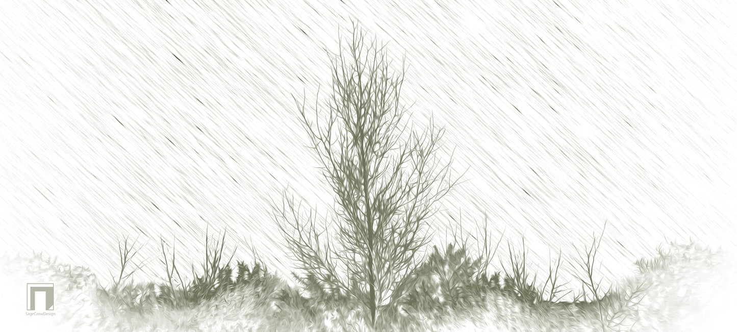 Lone Tree [δ] Deskmat -- Light Theme