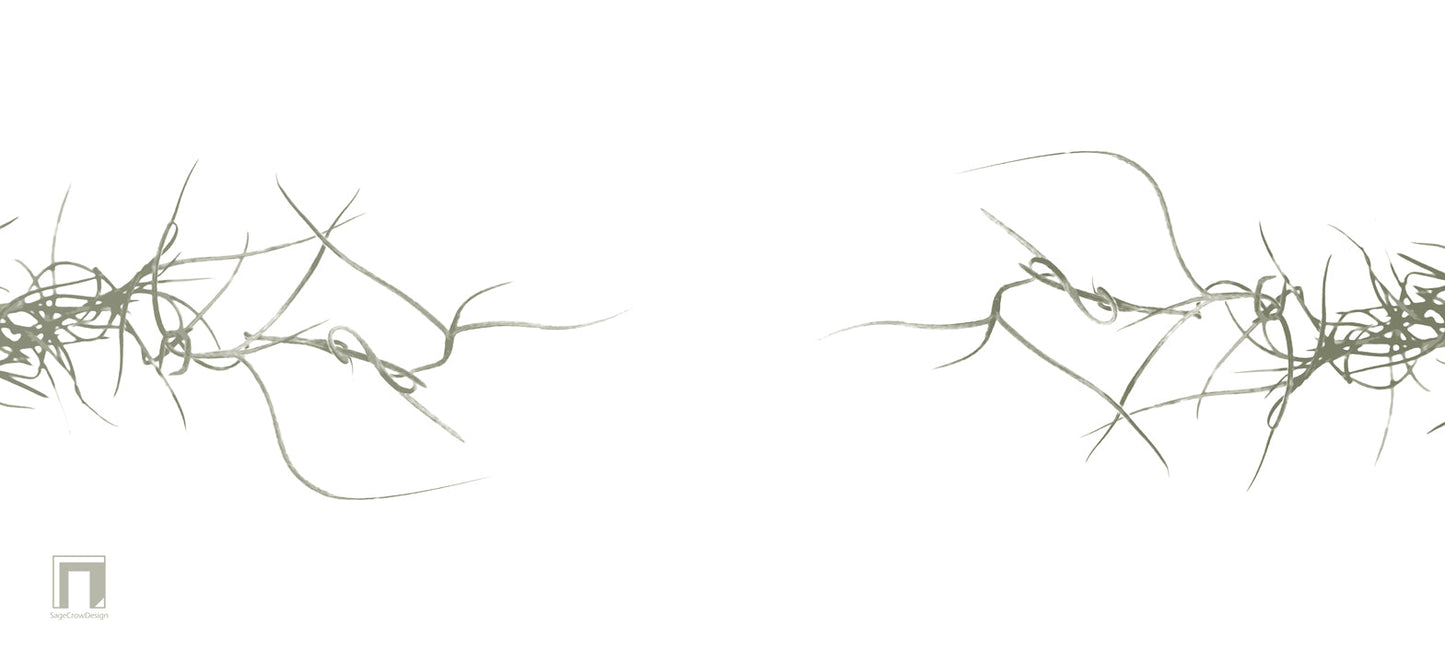 Twisted Vines Deskmat -- Light Theme